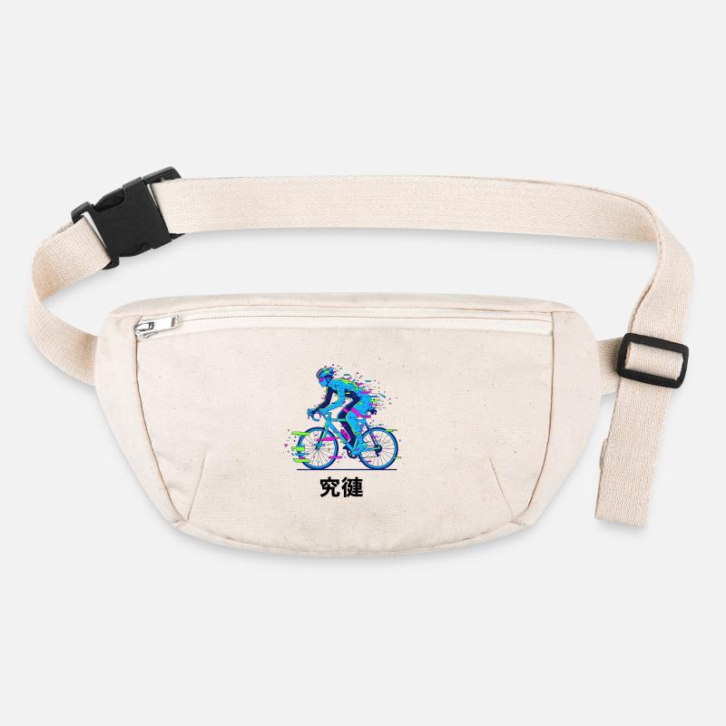 Neon Glitch Cyclist Stanley/Stella recycled Hip Bag 
