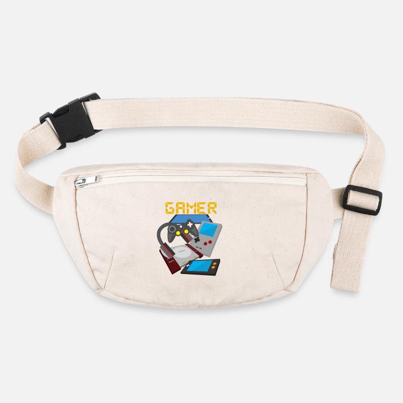 Mélange d’appareils rétro gamer – Nostalgie du jeu vidéo Sac banane recyclé Stanley/Stella