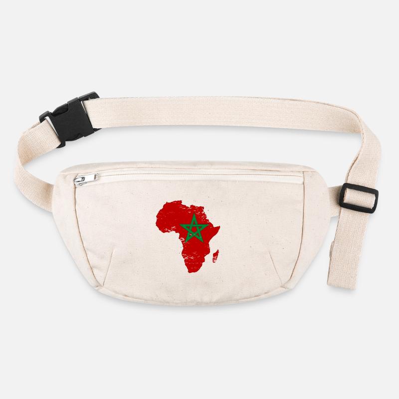 Marokk Flagge Afrika Stanley/Stella recycelte Gürteltasche