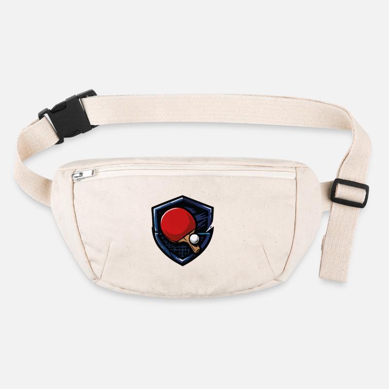 Tischtennis Shield mit Ball Stanley/Stella recycelte Gürteltasche