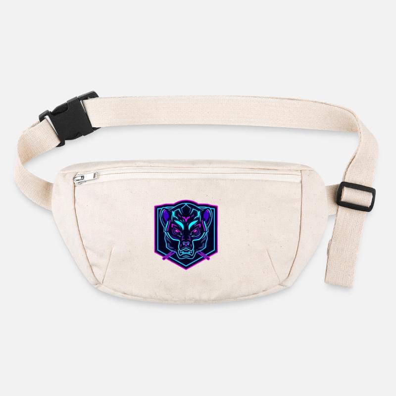 Neon Bear Mask in Cyber Design Stanley/Stella recycled Hip Bag 