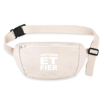 Artisan et Fier - Sac banane recyclé Stanley/Stella - blanc naturel - Devant