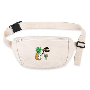 Pineapple and joke - Stanley/Stella recycled Hip Bag  - natural - Front