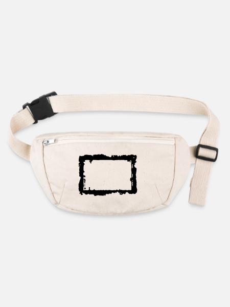 frame_4_vec_1 de - Stanley/Stella recycelte Gürteltasche - Naturweiß - Vorne