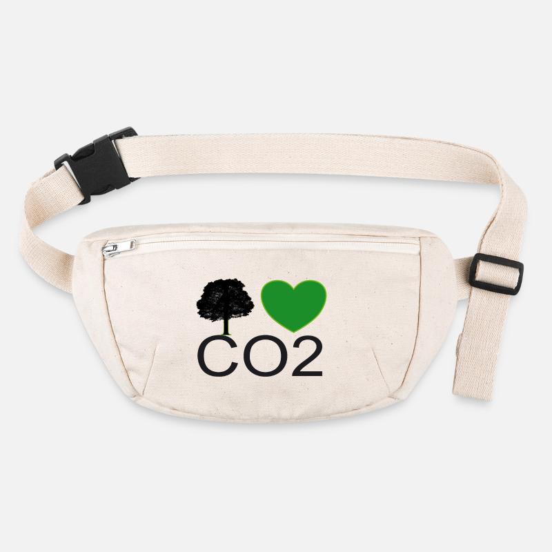 Ich Liebe CO2 Herz Grafik Stanley/Stella recycelte Gürteltasche