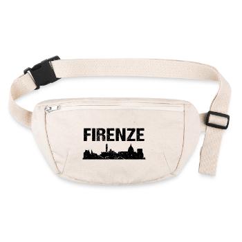 Firenze Skyline Florenz - Stanley/Stella recycelte Gürteltasche - Naturweiß - Vorne