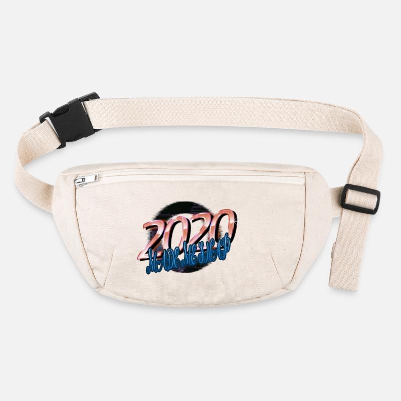 Comic Beach Bodybuilder Geek Couples Cute Stanley/Stella recycled Hip Bag 