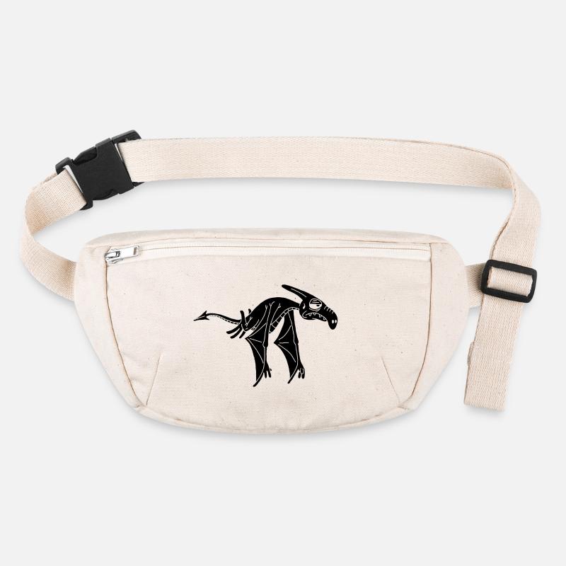 Dinosaure volant noir Sac banane recyclé Stanley/Stella