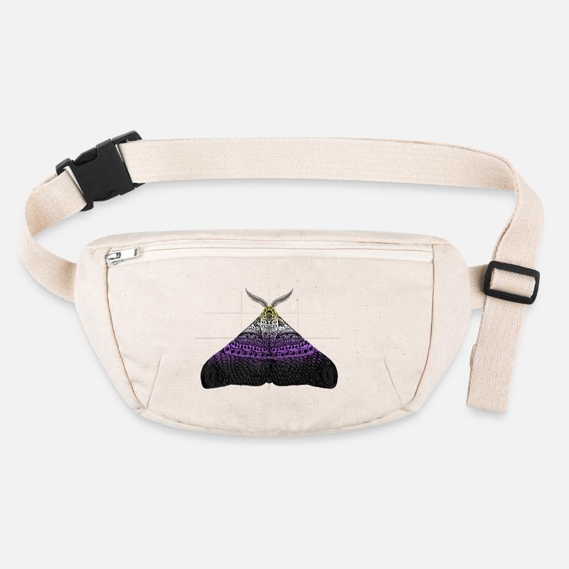 Non Binary Pride Moth Motif A Stanley/Stella recycled Hip Bag 