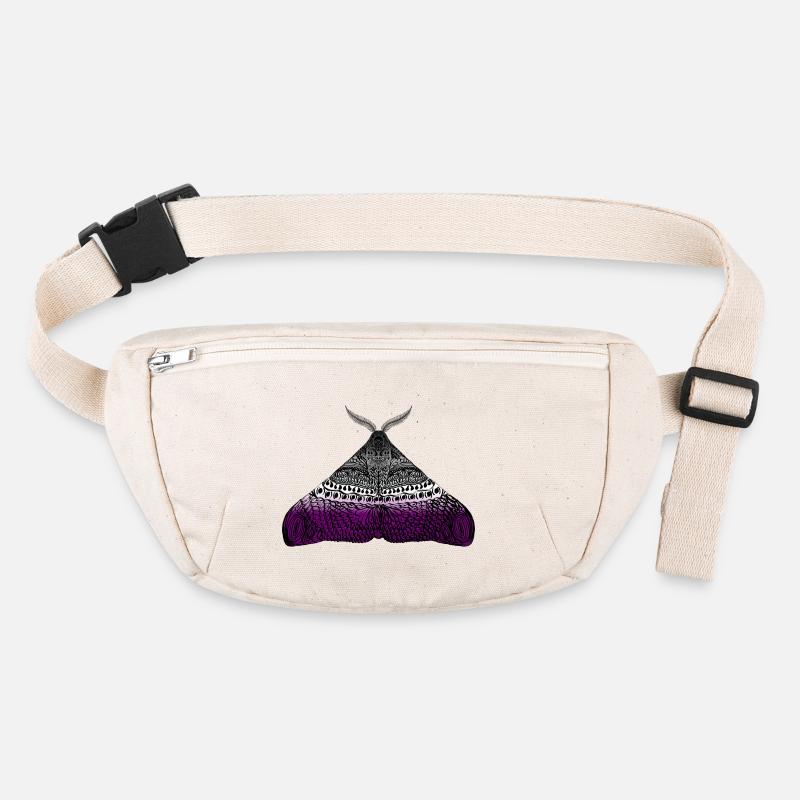 Asexual pride moth Stanley/Stella recycled Hip Bag 