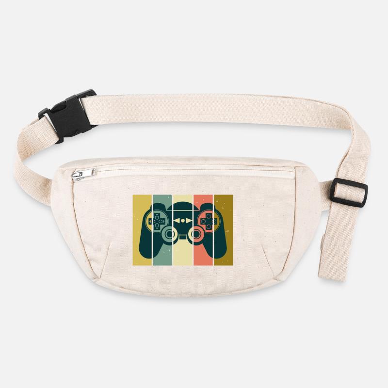 Manette de gaming gaming rétro vintage Sac banane recyclé Stanley/Stella