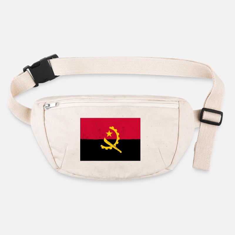 Le drapeau de l’Angola, symbole de fierté nationale Sac banane recyclé Stanley/Stella