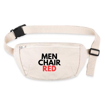 INDONET MenCret (Men Chair Red). - Stanley/Stella recycled Hip Bag  - natural - Front