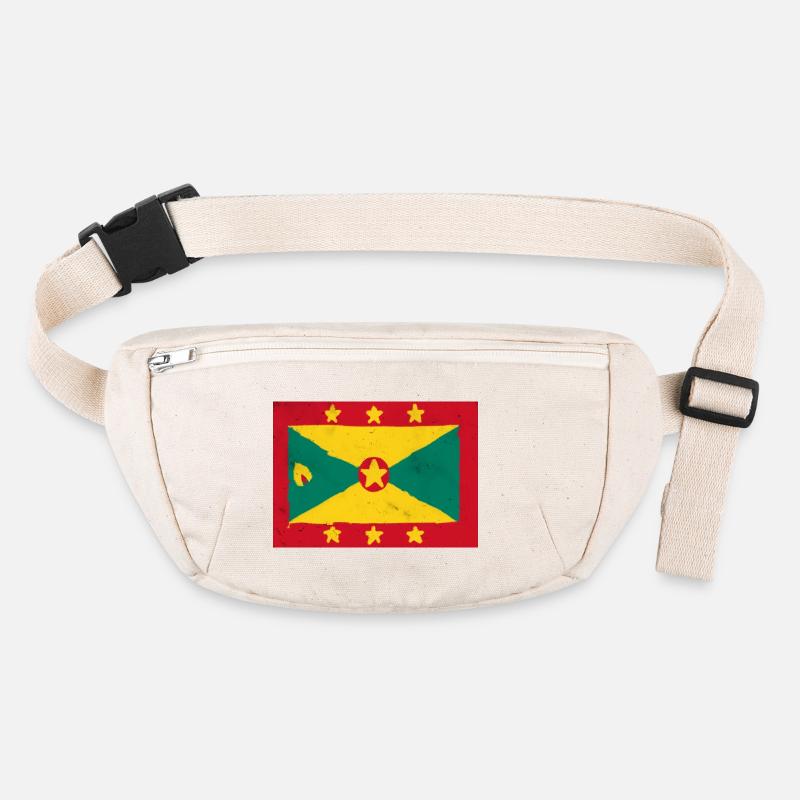 Drapeau de Grenade – Île colorée Sac banane recyclé Stanley/Stella