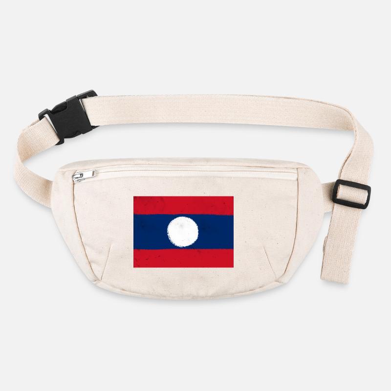 Flagge von Laos Stanley/Stella recycelte Gürteltasche