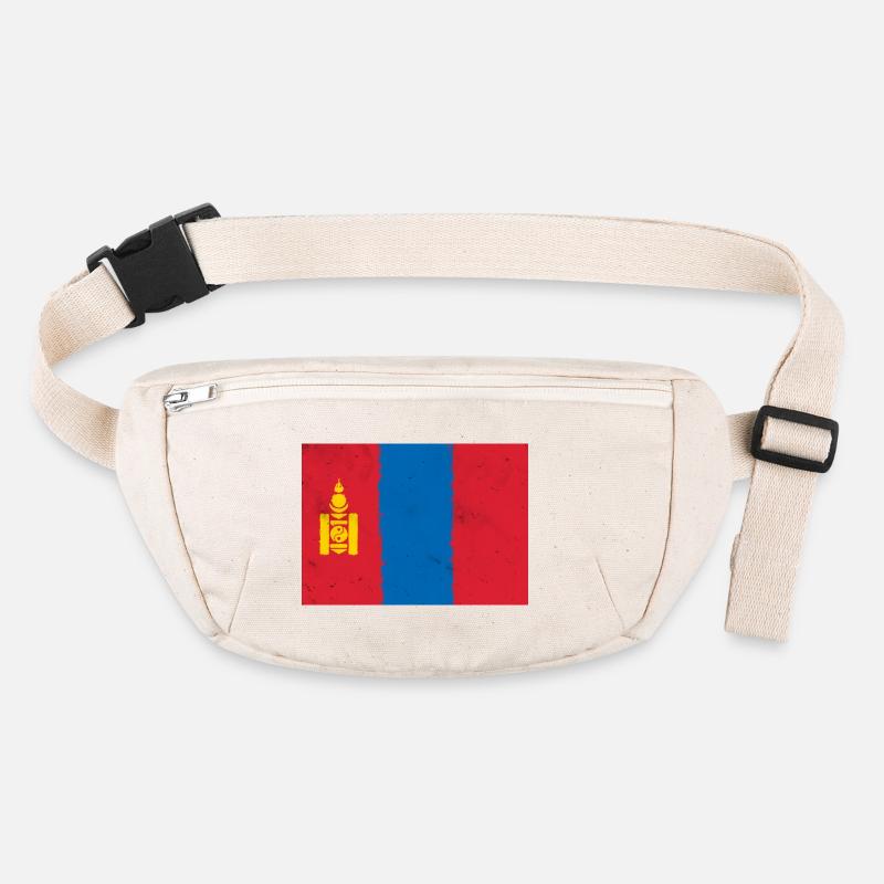 Drapeau de la Mongolie Sac banane recyclé Stanley/Stella