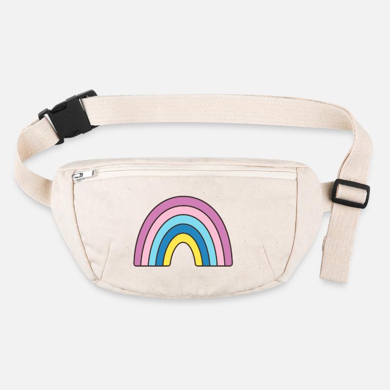 Pastell Regenbogen Design Stanley/Stella recycelte Gürteltasche
