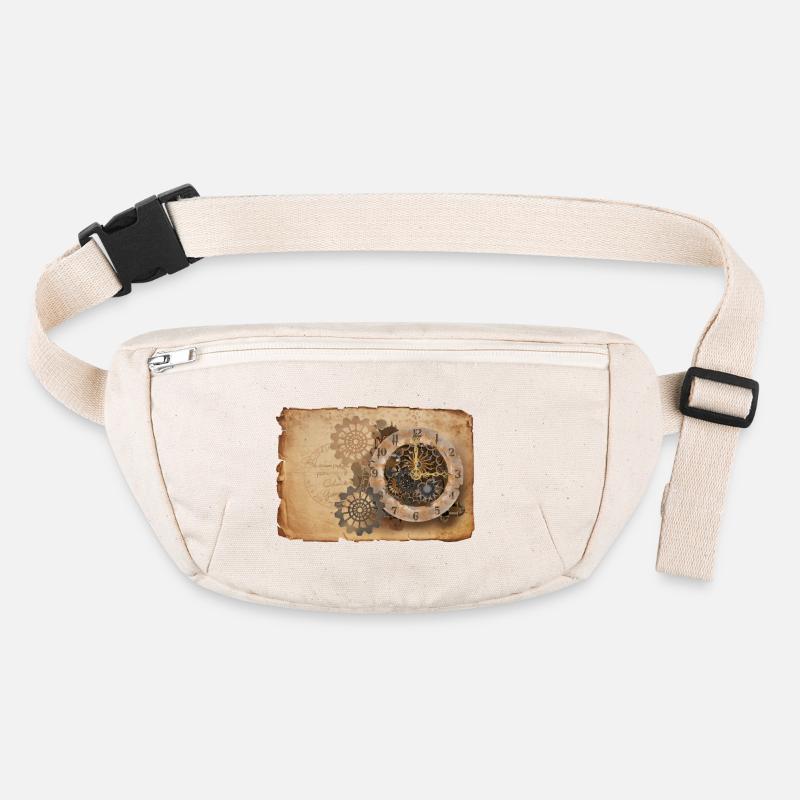 Mécanisme d'horlogerie Steampunk Sac banane recyclé Stanley/Stella