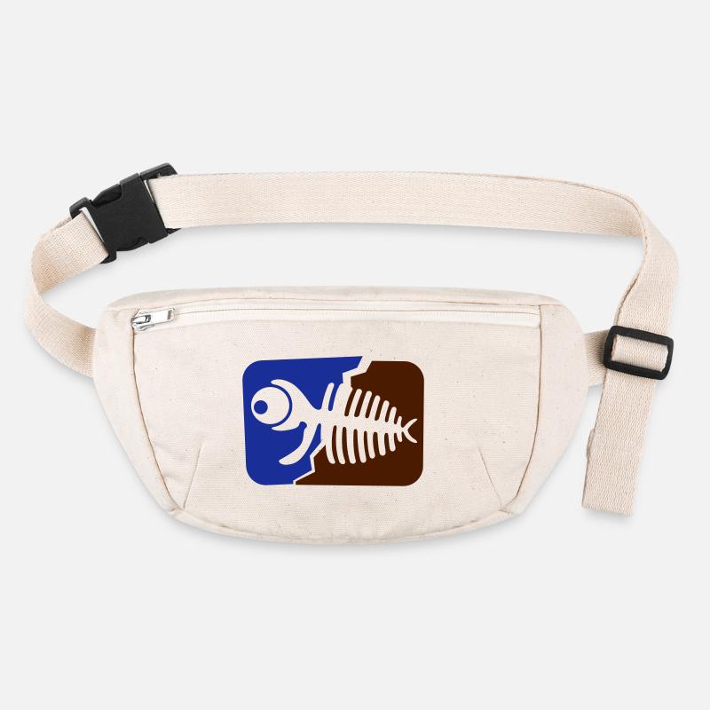 Fish fossil Stanley/Stella recycled Hip Bag 
