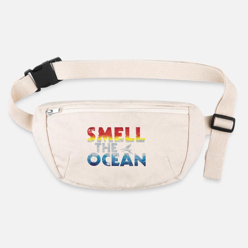 Rieche das Meer - Gradient Schrift Stanley/Stella recycelte Gürteltasche