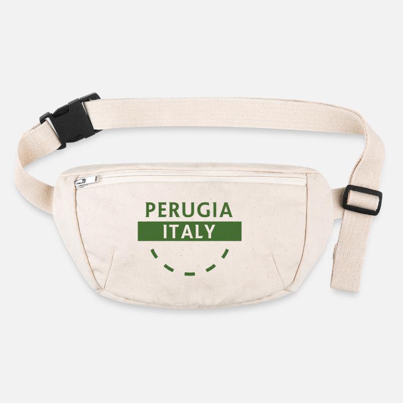 Perugia Italy Green emblem Stanley/Stella recycled Hip Bag 