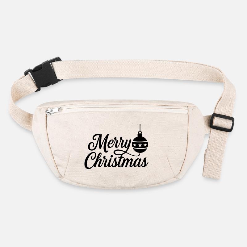 Joyeux Noël avec le bal de Noël Sac banane recyclé Stanley/Stella