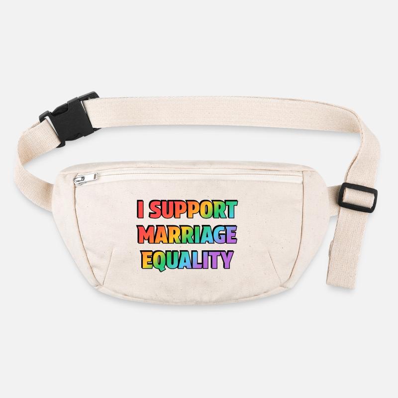 I Support Marriage Equality Stanley/Stella recycled Hip Bag 
