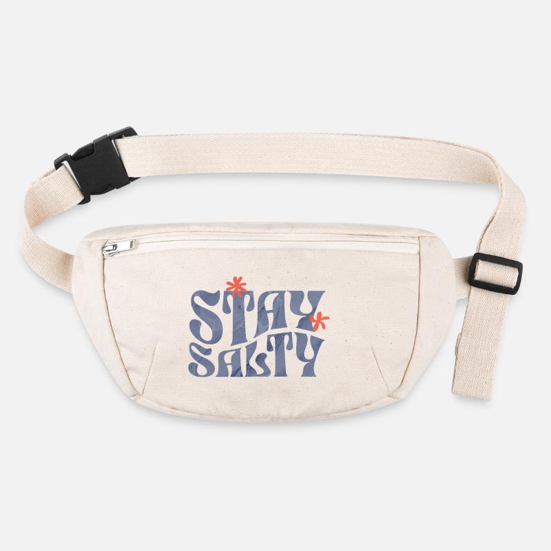 Bleib salzig Stanley/Stella recycelte Gürteltasche