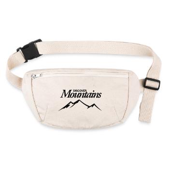 Discover Mountains Mountains Holidays - Stanley/Stella recycled Hip Bag  - natural - Front