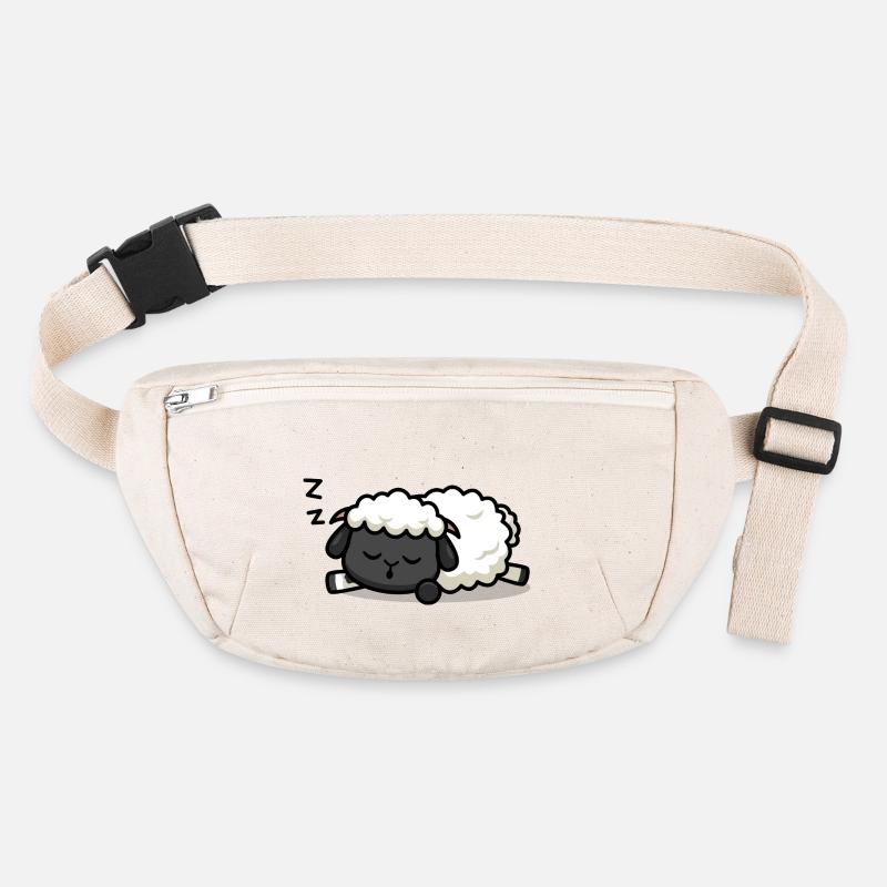 Sleeping lamb Stanley/Stella recycled Hip Bag 