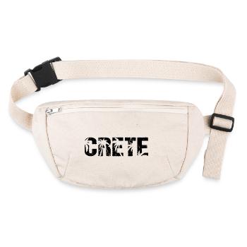 Crète Grèce Crète Île de Crète - Sac banane recyclé Stanley/Stella - blanc naturel - Devant