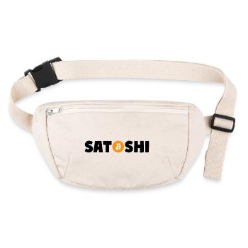 Satoshi Nakamoto Blockchain Bitcoin - Sac banane recyclé Stanley/Stella - blanc naturel - Devant