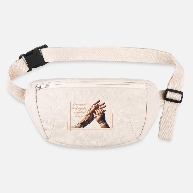 An old hand guides, a young hand trusts Stanley/Stella recycled Hip Bag 