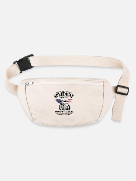 Speedway - Stanley/Stella recycled Hip Bag  - natural - Front