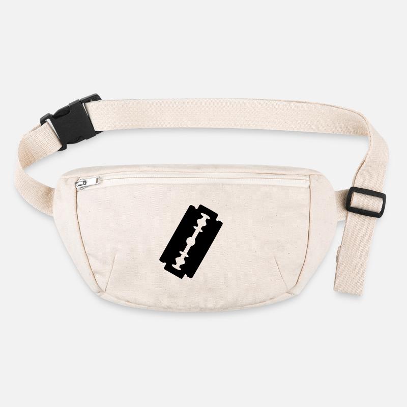 Logo-Rasierklinge. Stanley/Stella recycelte Gürteltasche