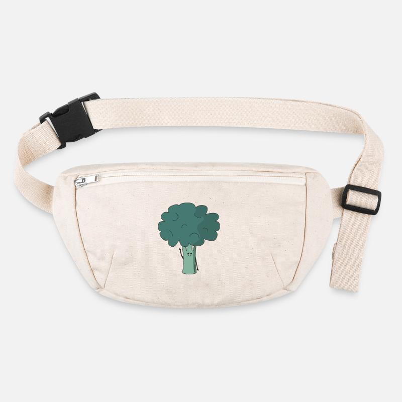 Friendly broccoli - Stanley/Stella recycled Hip Bag  - natural