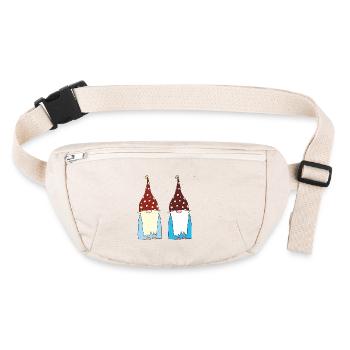 Nains gnomes - Sac banane recyclé Stanley/Stella - blanc naturel - Devant