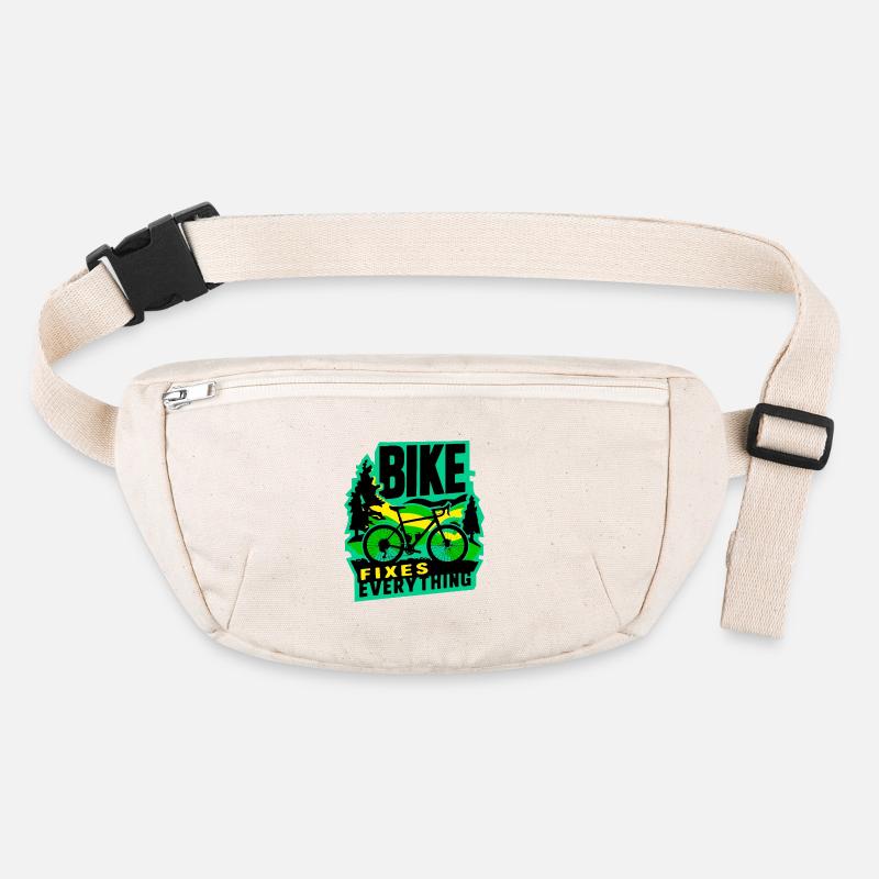 Bike Fixes Everything Adventure Design Stanley/Stella recycled Hip Bag 