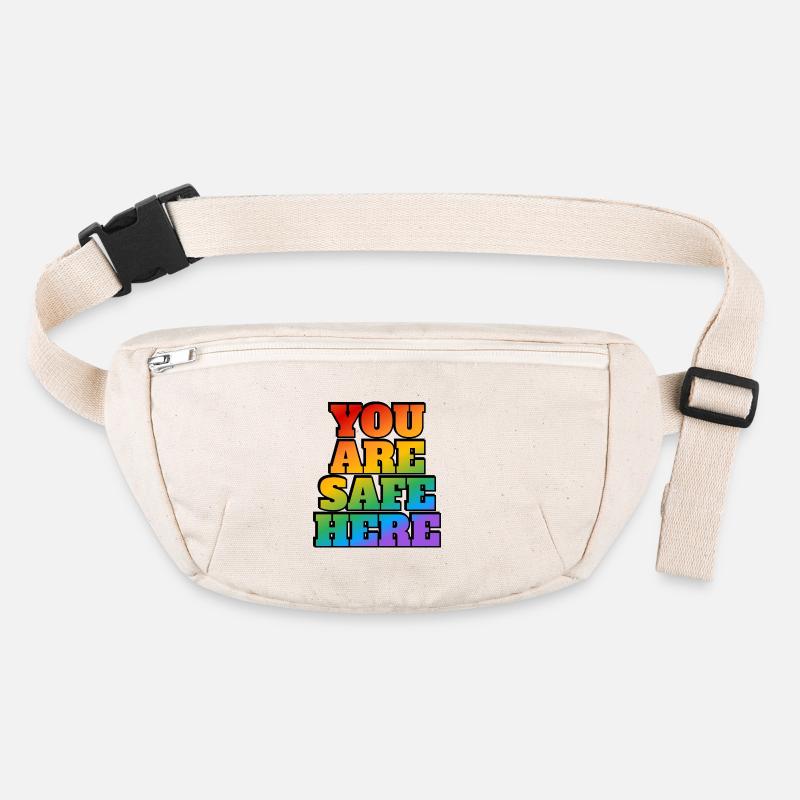 LGBT Safe Space Hier bist du sicher Stanley/Stella recycelte Gürteltasche