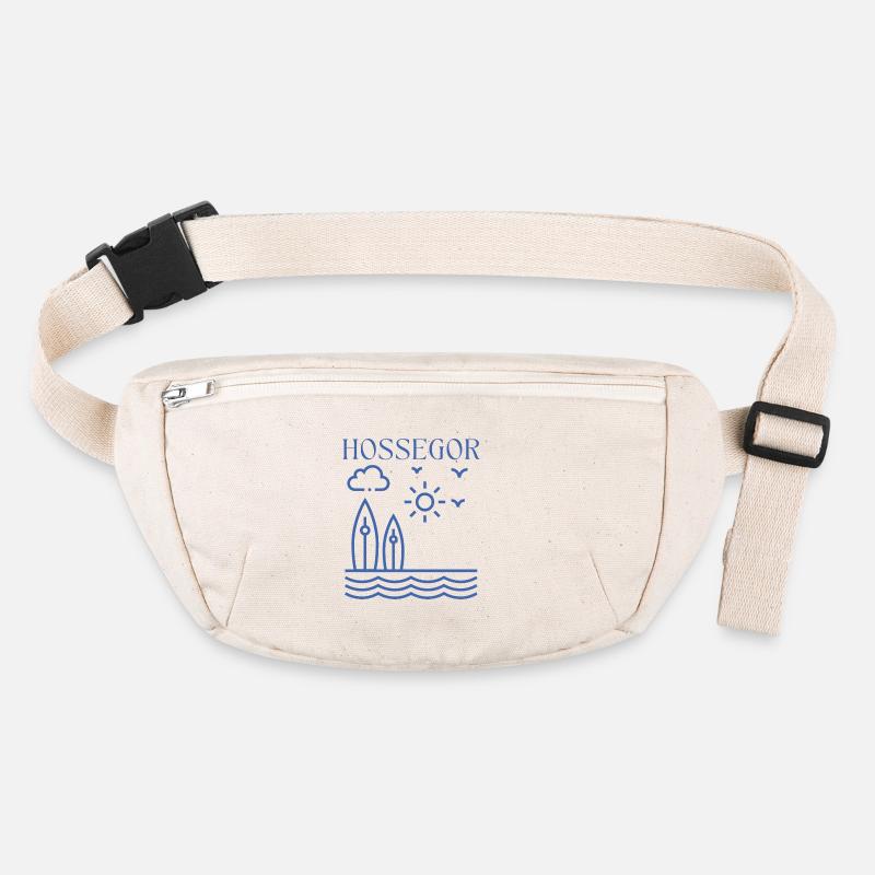 HOSSEGOR Coastal Surf Scene Stanley/Stella recycled Hip Bag 
