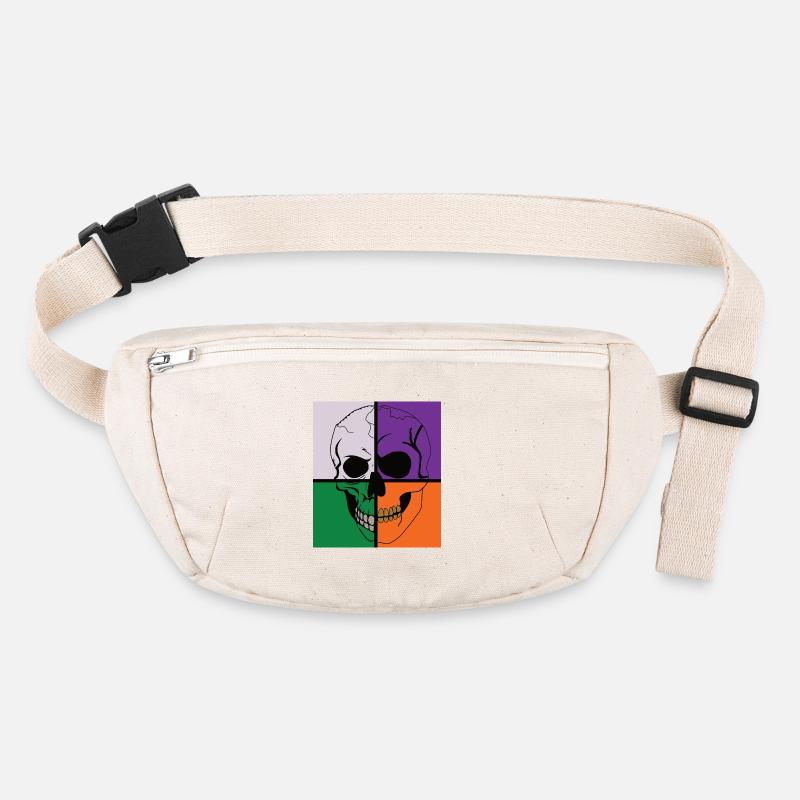 Skeletal Skull Stanley/Stella recycled Hip Bag 