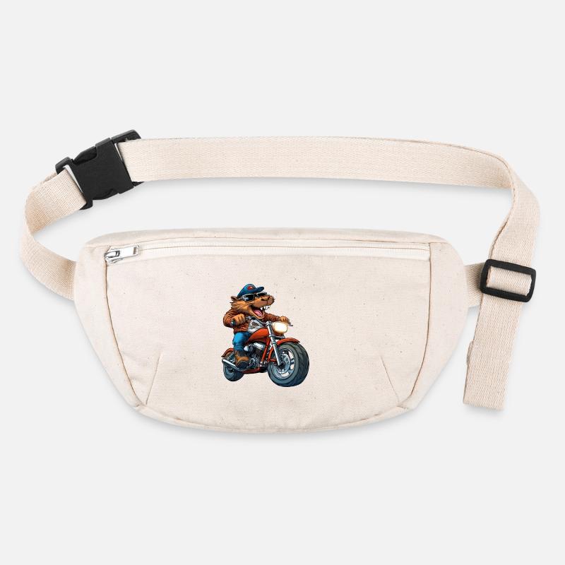 Motorcycle Beaver Stanley/Stella recycled Hip Bag 
