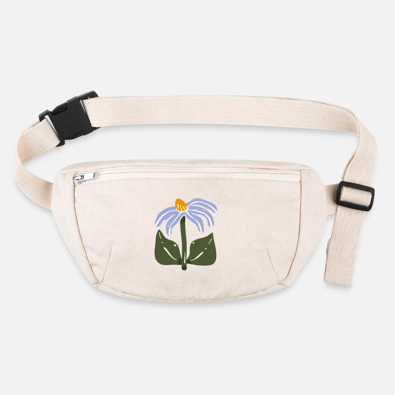 Fleur sauvage stylisée Sac banane recyclé Stanley/Stella