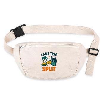 Lads Trip Split Party Shirt - Stanley/Stella recycled Hip Bag  - natural - Front