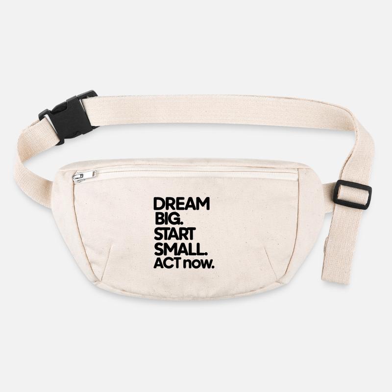 Minimalist Geometric Mountain Range Design Stanley/Stella recycled Hip Bag 