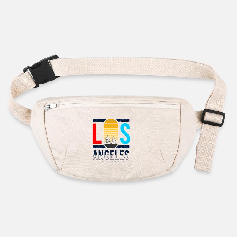 Los Angeles Skyline Retro Design Stanley/Stella recycled Hip Bag 
