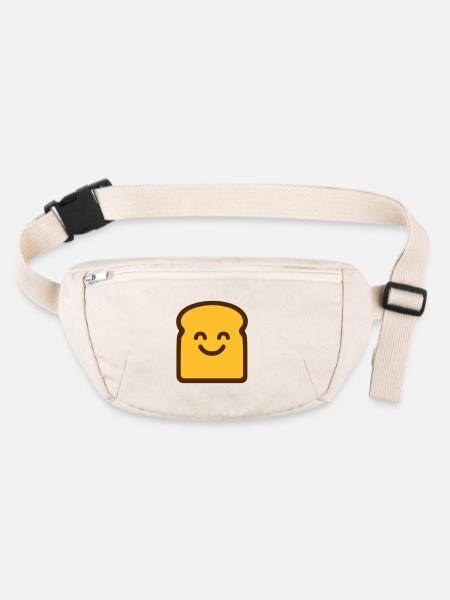 Cute Toast - Stanley/Stella recycelte Gürteltasche - Naturweiß - Vorne
