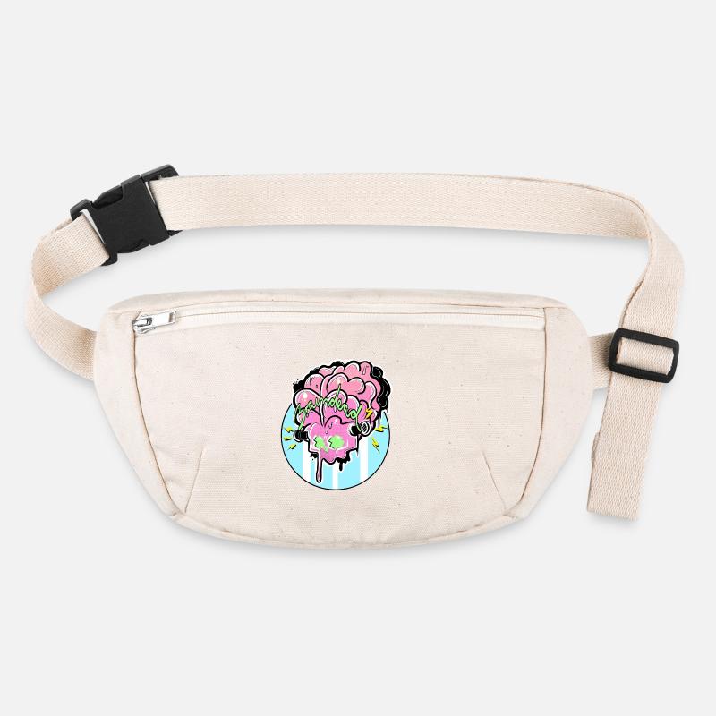 Gehirn Graffiti Power Stanley/Stella recycelte Gürteltasche