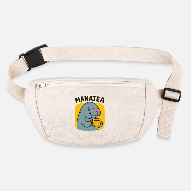 Manatea Cheer: Manatee Sips Tea Stanley/Stella recycled Hip Bag 