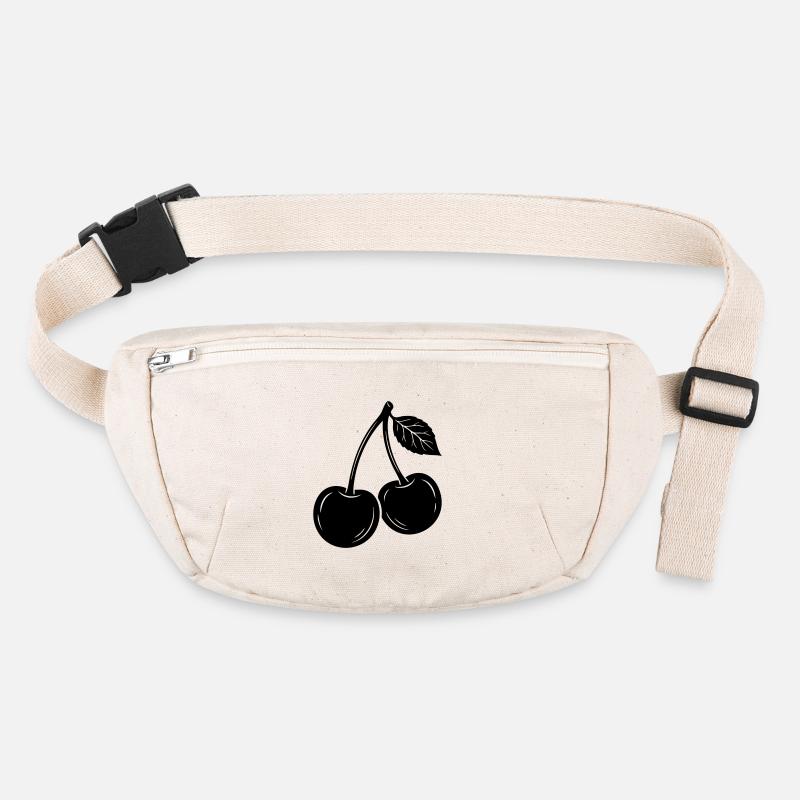 Cherry Pair Silhouette Stanley/Stella recycled Hip Bag 